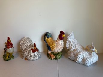Ceramic Roosters