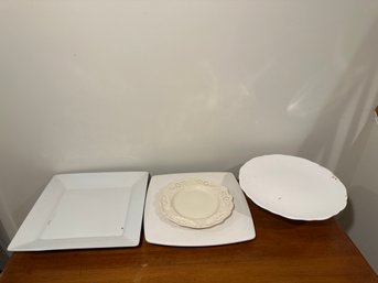 Assorted White Ceramic Dishes