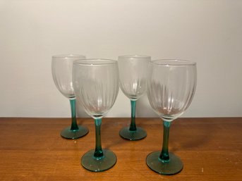 Set Of 4 Wine Glasses