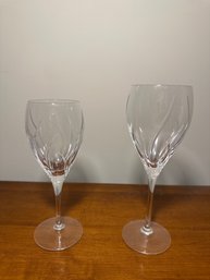 Mikasa Crystal Flame D'Amore Wine Glasses