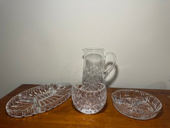 Assorted Crystal Dishes