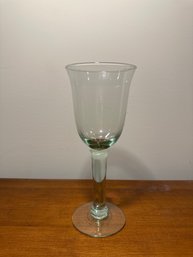 Tinted Green Wine Glasses
