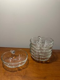 Set Of 6 Apple Shaped Trays