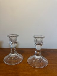 Glass Candle Holders