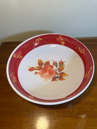 Floral Printed Dish Bowl