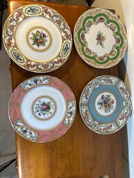Elegant Adrea By Sadek Sevres Dinner Plates Set Of Four