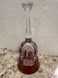 Vintage West Germany Ruby Flashed Clear Crystal Dinner