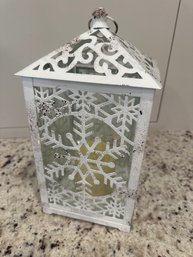 Snowflake Battery Operated Lantern