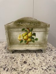 Painted Fruit Wood Box