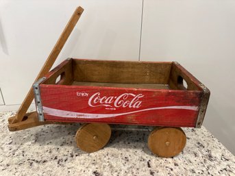 Wooden Coca Cola Wagon