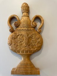 Wood Urn Walk Decoration
