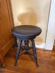 Vintage Ball In Claw Stool