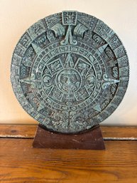 Aztec Sun Stone, Also Known As The Aztec Calendar