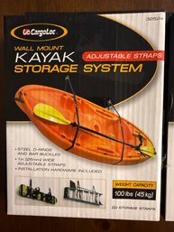 Wall Mount Kayak Storage System 2 Boxes As Shown