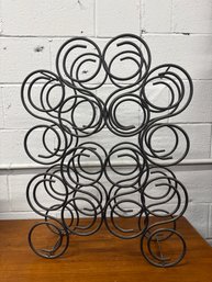 Wrought Iron Wine Rack
