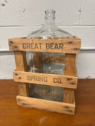 Great Bear Company Water Bottle And Crate