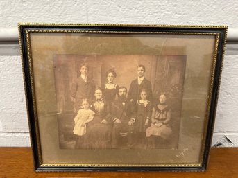 Vintage Black And White Family Photo