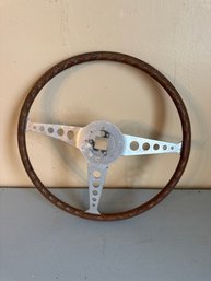Antique Wood Steering Wheel