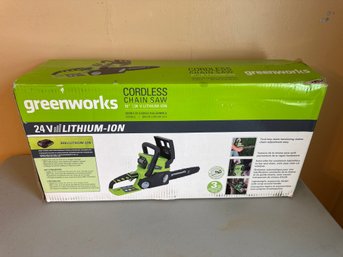 Greenworks Cordless Chainsaw