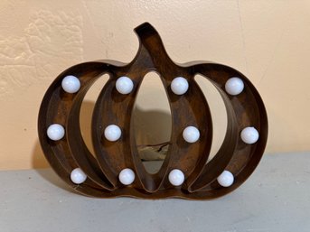 Lighted Pumpkin