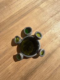 Vintage Stained Glass Turtle Suncatcher