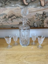Cut Glass Decanter Set