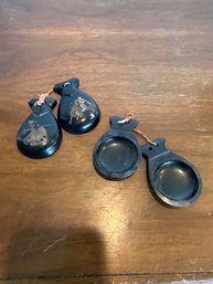 Vintage Spanish Castanets -set Of Two