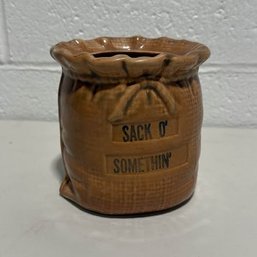 Sack O' Somethin' Ceramic Planter