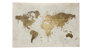 Mapamundi White Gold' From The Oliver Gal Artist Co.