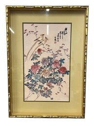 Mixed-media Dimensional Floral Artwork