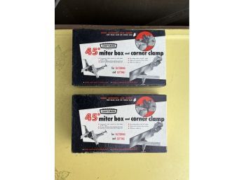 Craftsman 45 Miter Box And Corner Clamp