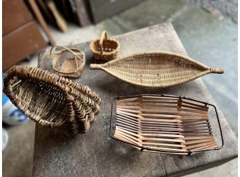 Lot Of Assorted Baskets