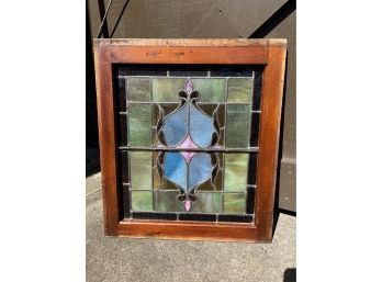 Pristine Stained Glass Window, 22 X 25