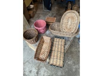 Lot Of Assorted Baskets