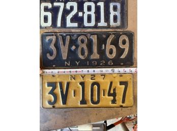 Lot Of Vintage  License Plates