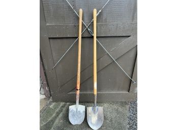 Pair Of Spade Shovels