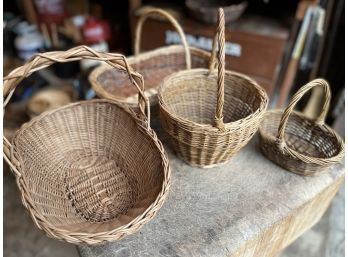 Lot Of Handled Baskets