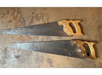 Pair Of Hand Saws By Stanley