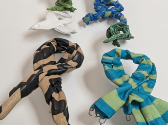 Bundle Of Beautiful Asian Scarves