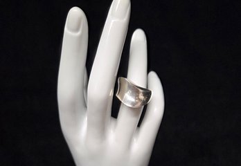 Sterling Silver Modernist Artisan Ring