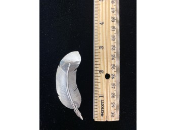 Sterling Silver NEZ Signed Navajo Pin