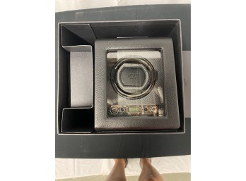 Wolf Designs Module 2.7 Roadster Single Watch Winder With Cover, Black