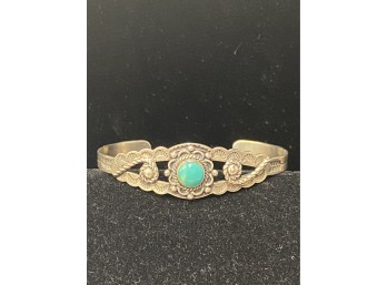 Navajo Turquiose & Sterling Silver Bracelet