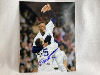 Autographed Photo Of Former New York Yankees Baseball Player Doc Gooden