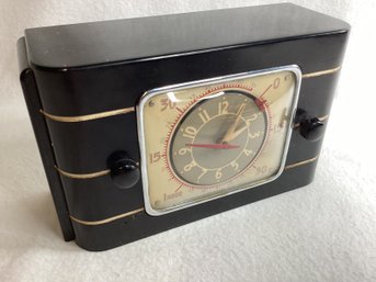 Antique 1930s Art Deco '1-hour' Timer And Desk Clock