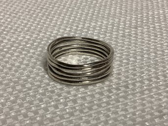 Sterling Silver Multi-band Wire Ring
