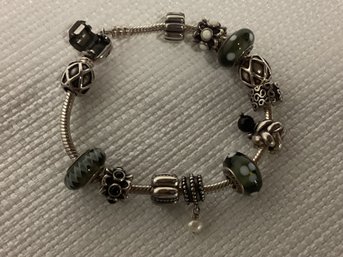 Pandora Sterling Silver Charm Bracelet