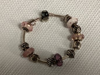 Pandora Sterling Silver Charm Bracelet