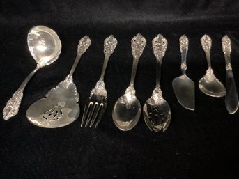 Godinger Baroque Collection Silverplated 8 Piece Hostess Set