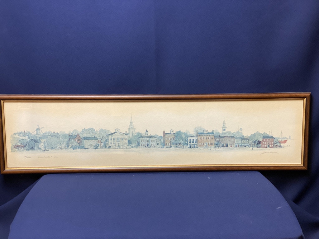Leonard Weber ナンタケット マサチューセッツ Vintage Nantucket, MA Signed By Leonard Weber, Artist Proof #4818